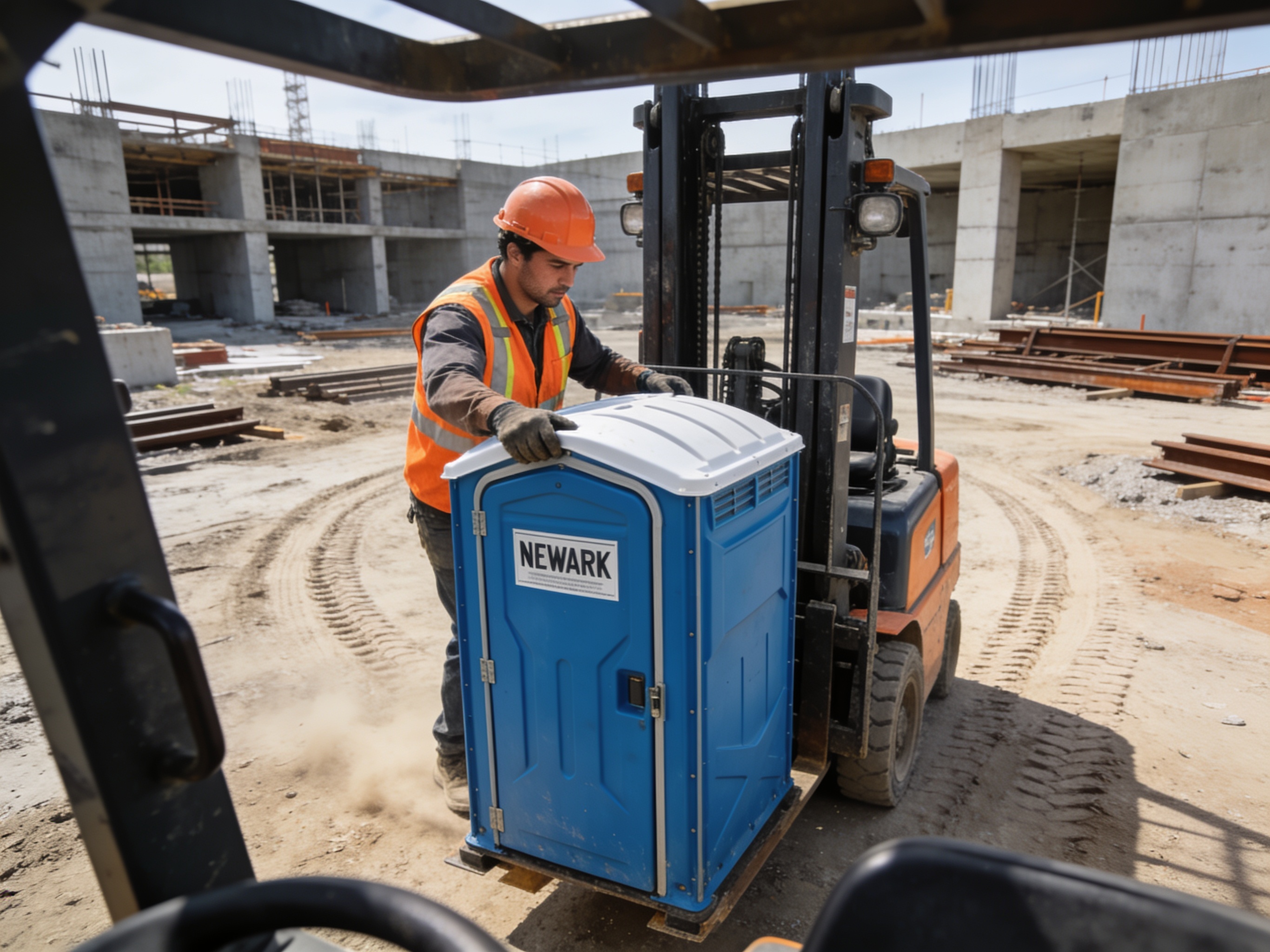 Construction Site Porta Potty Rental in Newark, NJ